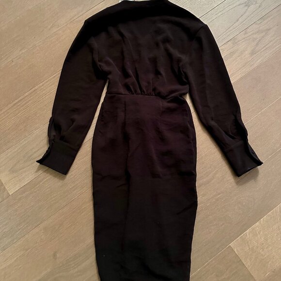 Ba&sh Kiari Draped Cocktail Semi Formal Dress - Picture 5 of 6